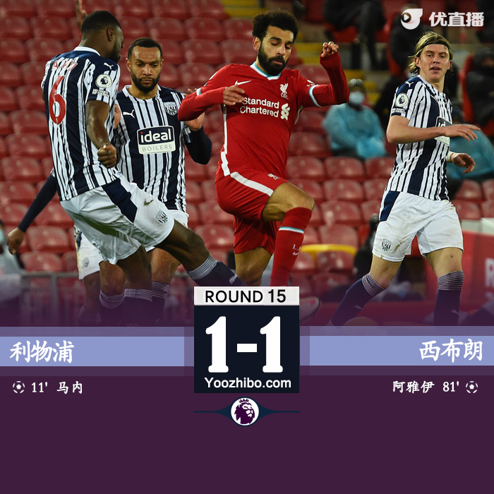 <a href=/zuqiu360/liverpool/ target=_blank class=infotextkey>利物浦</a>1-1西布朗